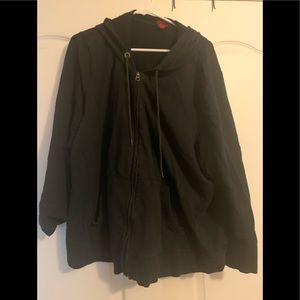 Merona Zip up Hoodie 4X / 28W fits like a 26W